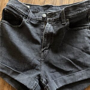 Levi's Women's Black Jean Shorts
